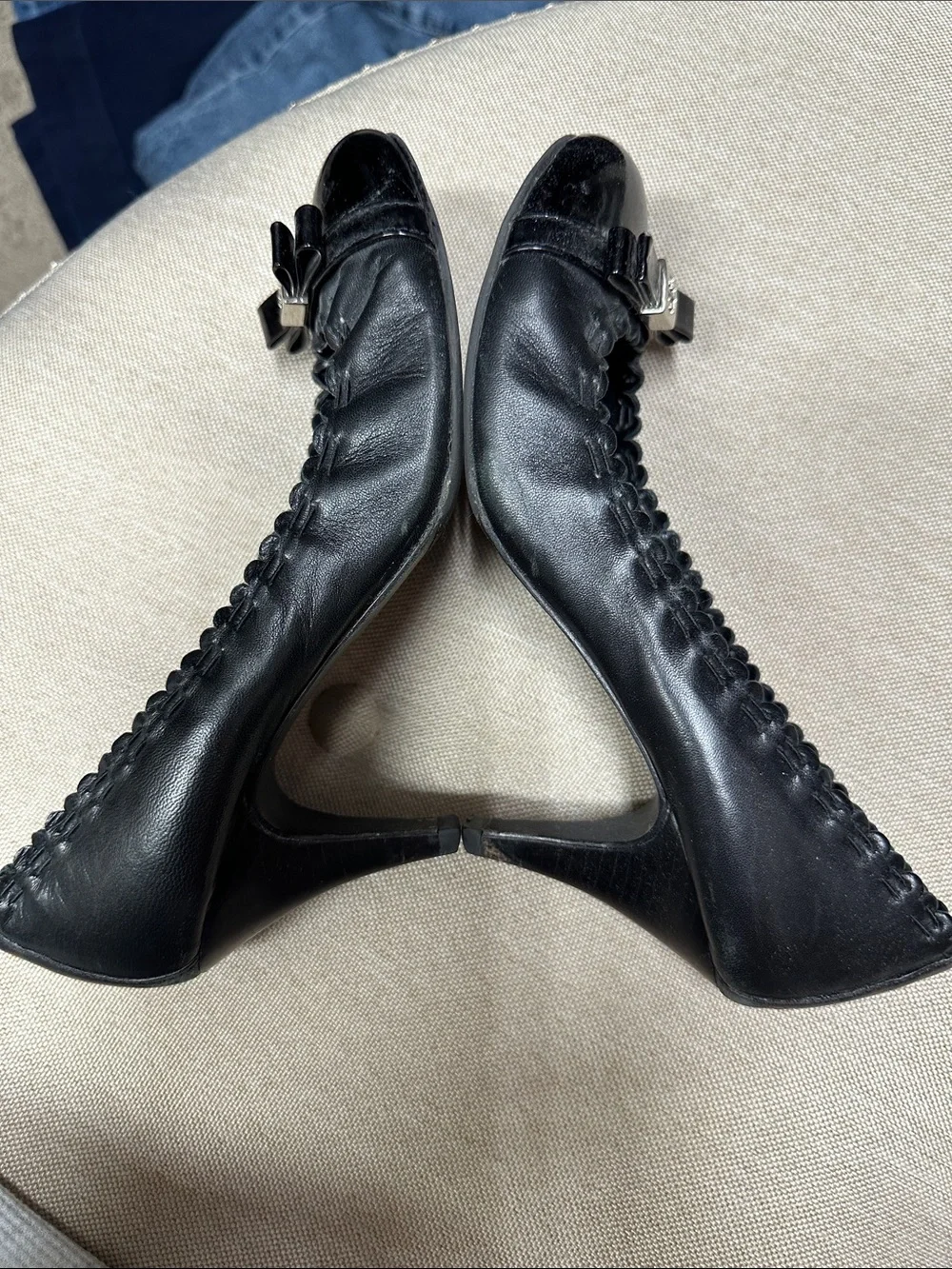 Tory Burch Black heels size 6.5